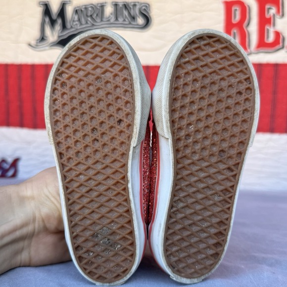 Size 8.5c - Vans Toddler Infant Baby  High Top SK8-Hi‎ Micro Sequins Zip Shoes - Picture 7 of 9